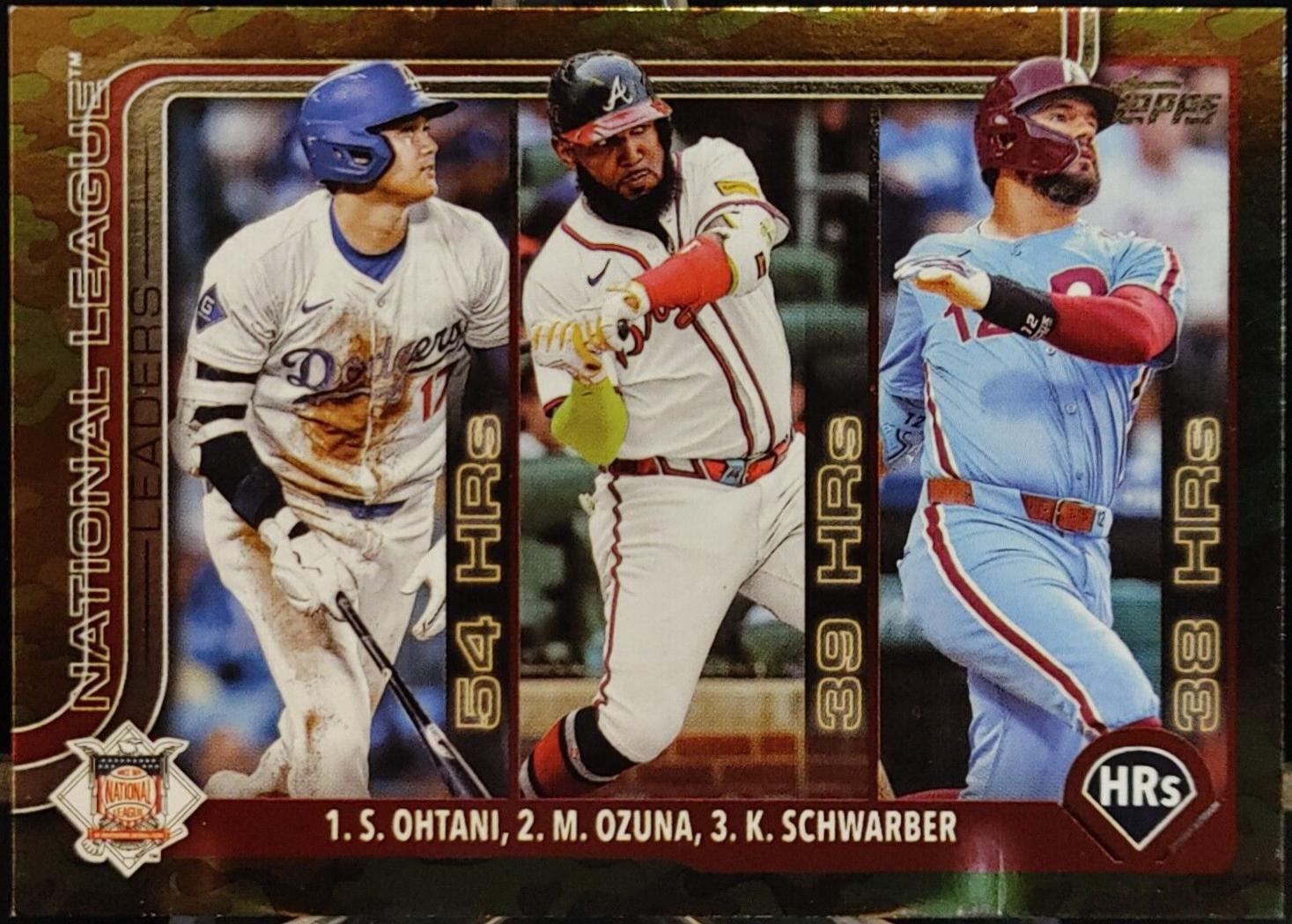 2025 Shohei Ohtani / Marcell Ozuna / Kyle Schwarber [Black] #144