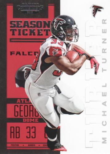 Michael Turner #5 Football Cards 2012 Panini Contenders