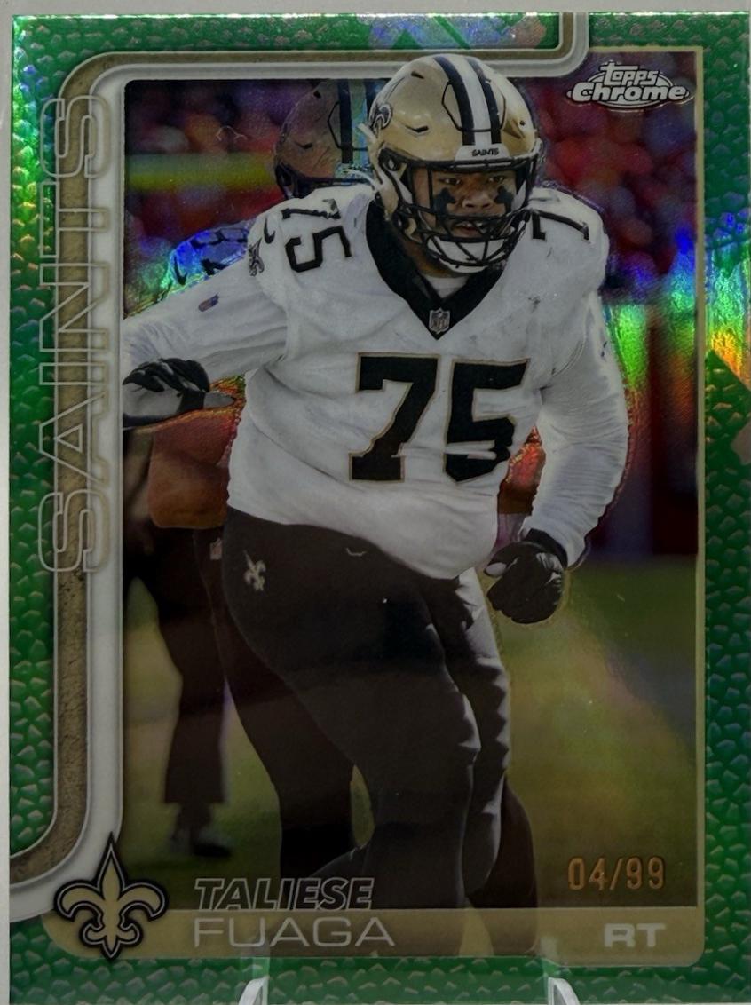 Taliese Fuaga [Green Refractor] #219