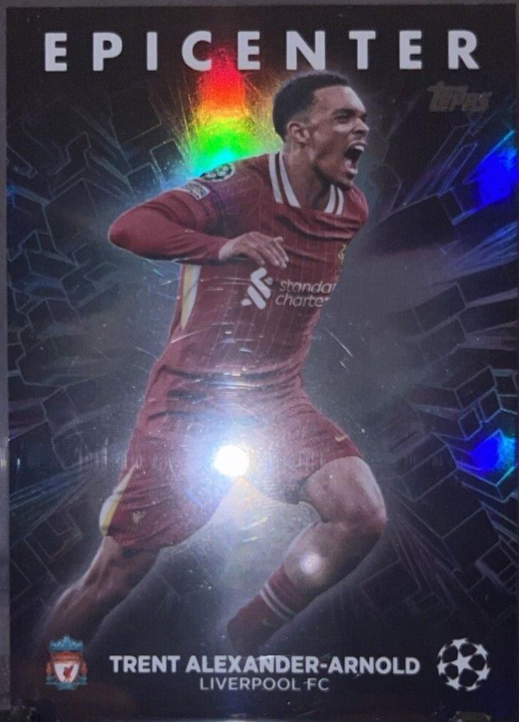 Trent Alexander-Arnold #EC-8 Soccer Cards 2024 Topps UEFA Epicenter