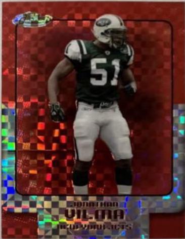 Jonathan Vilma #1 Football Cards 2006 Topps Chrome