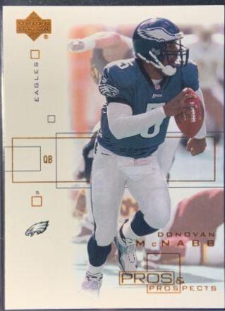 Donovan McNabb #69 Football Cards 2001 Upper Deck Pros & Prospects