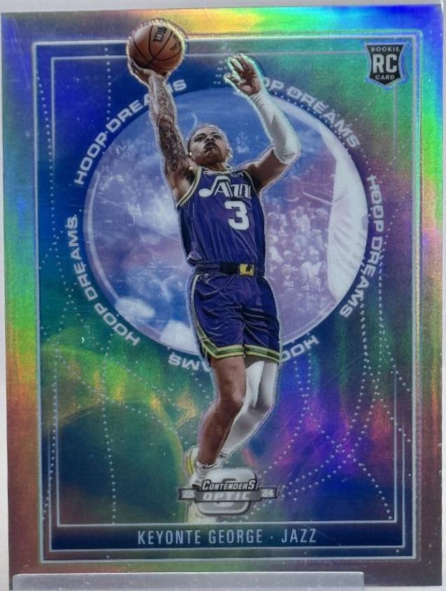 Keyonte George #4 Basketball Cards 2023 Panini Contenders Optic Hoop Dreams