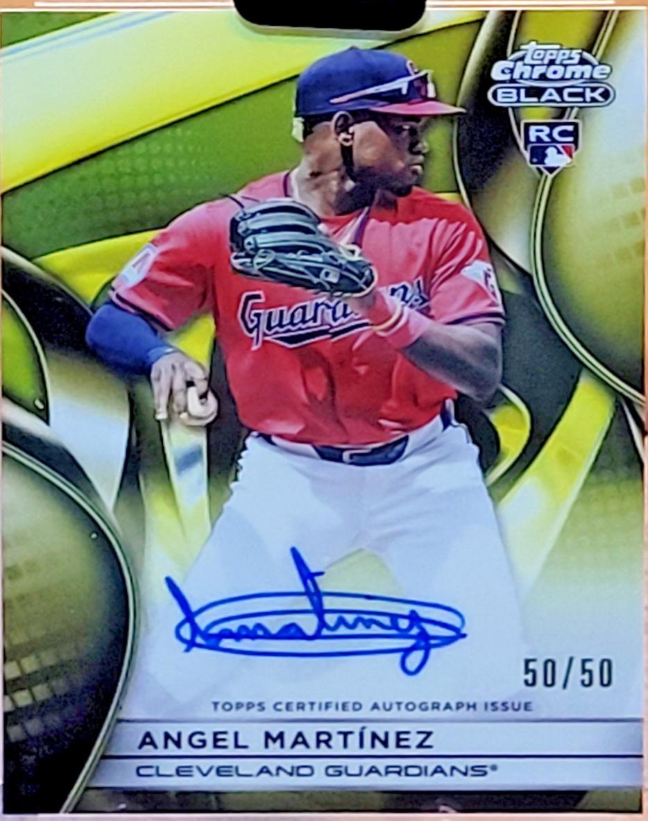 Angel Martinez [Gold Refractor] #CBA-AMA