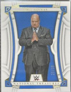 Paul Heyman #5 Wrestling Cards 2023 Panini Chronicles WWE National Treasures