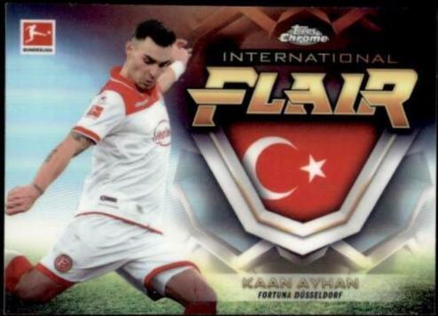 Kaan Ayhan #IF-18 Soccer Cards 2019 Topps Chrome Bundesliga International Flair
