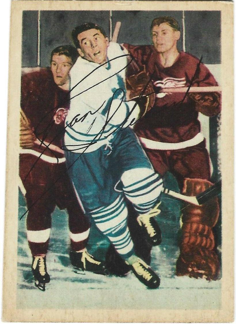 Ron Stewart #9 Hockey Cards 1953 Parkhurst