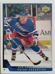 Peter Andersson #71 Hockey Cards 1993 Upper Deck Prices