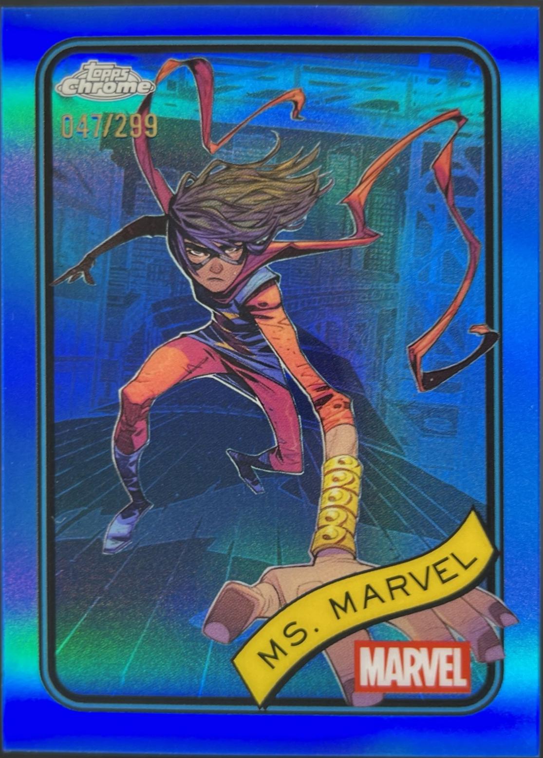 Ms. Marvel Blue Refractor