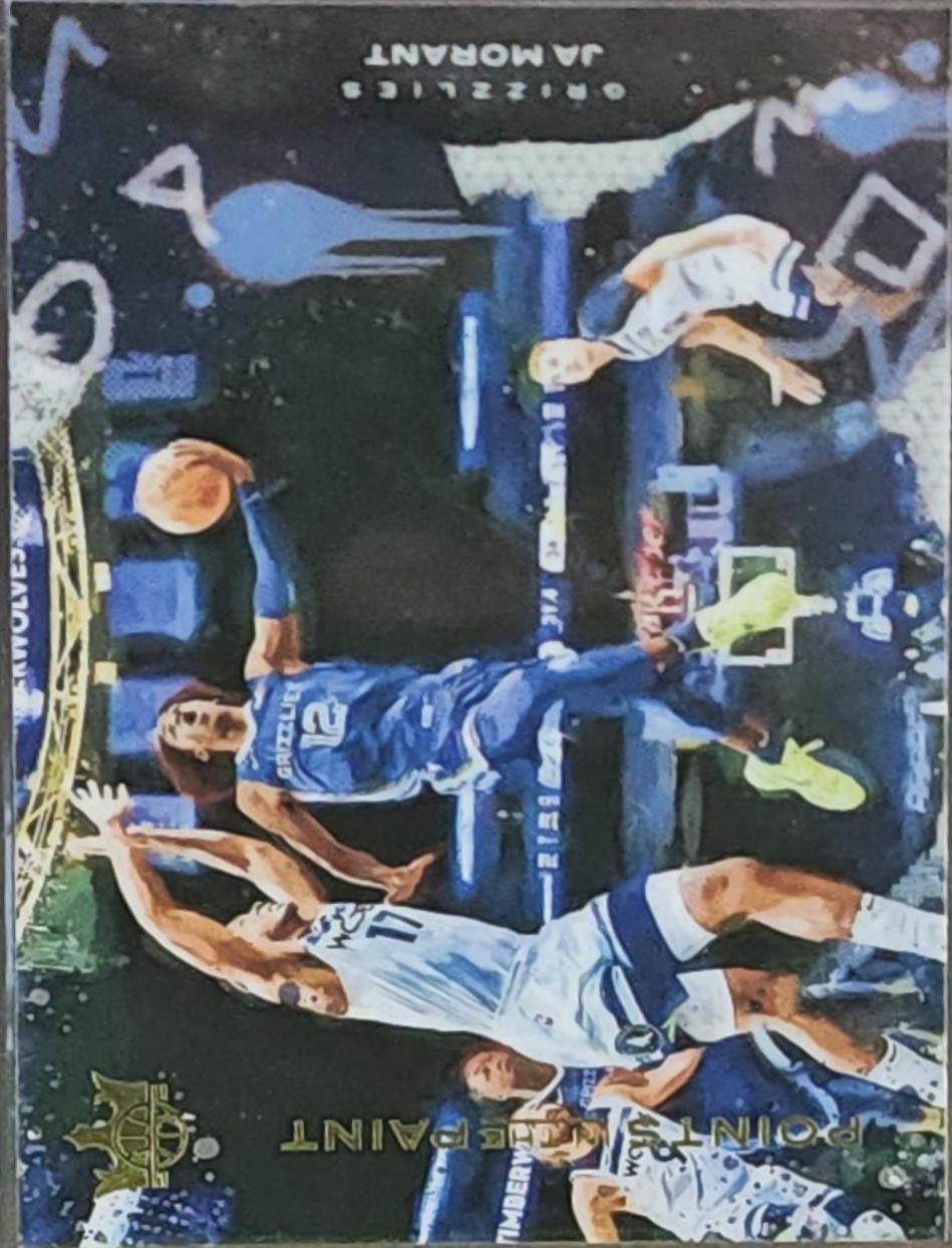 Ja Morant #27 Basketball Cards 2020 Panini Court Kings Points in the Paint
