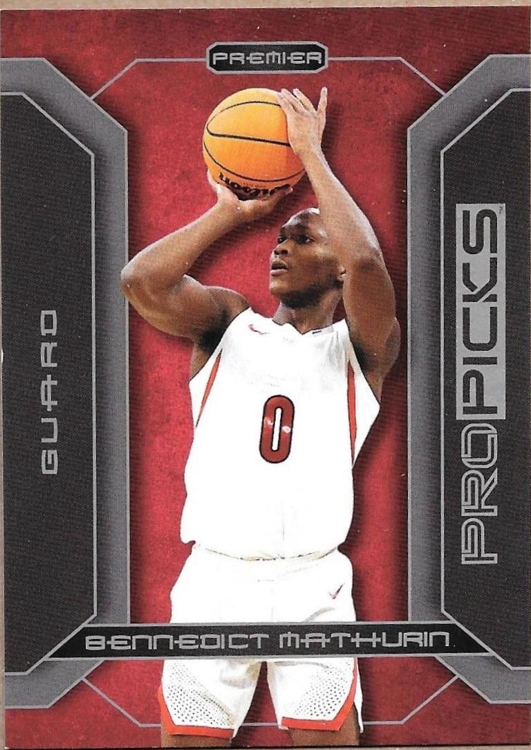 Bennedict Mathurin #4 Basketball Cards 2021 Pro Picks Premier