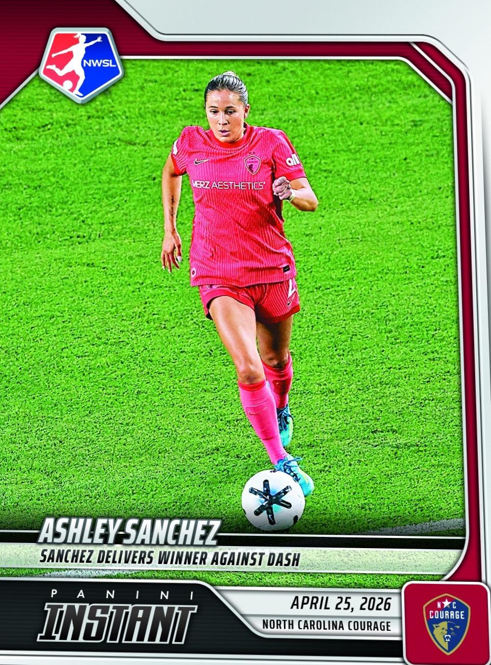 Ashley Sanchez #39 2026 Panini Instant Nwsl Soccer