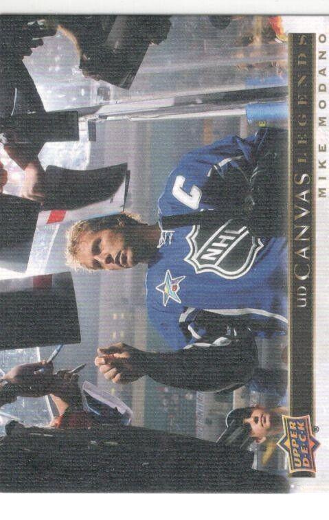 Mike Modano #C-29 Hockey Cards 2020 SP Signature Edition Legends UD Canvas