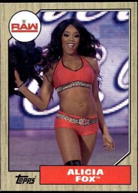 Alicia Fox #10 Wrestling Cards 2017 Topps WWE Heritage