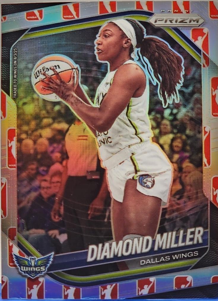Diamond Miller [WNBA Logo Prizm] #27