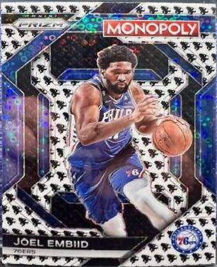 Joel Embiid [Monopoly Man Black White] #PS7