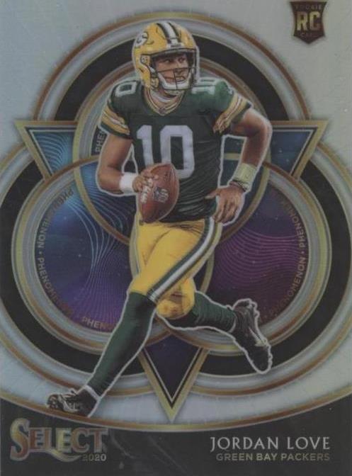 Jordan Love #P20 Football Cards 2020 Panini Select Phenomenon
