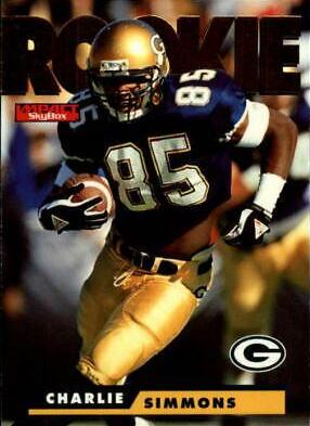Charlie Simmons #195 Football Cards 1995 Skybox Impact