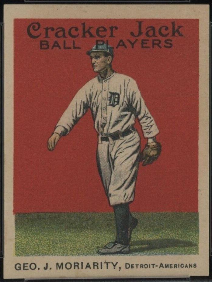 1915 Cracker Jack George Moriarity [Moriarty] #114 card