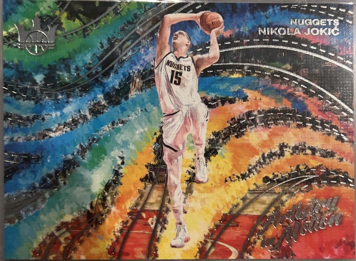 Nikola Jokic #2 Basketball Cards 2024 Panini Court Kings Artistry in Motion