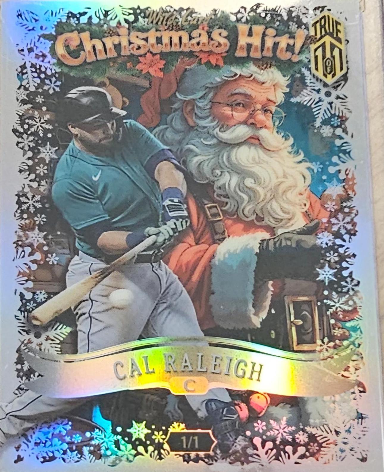 Cal Raleigh #HHTSLE8-CR 2025 Wild Card Holiday Hits Baseball