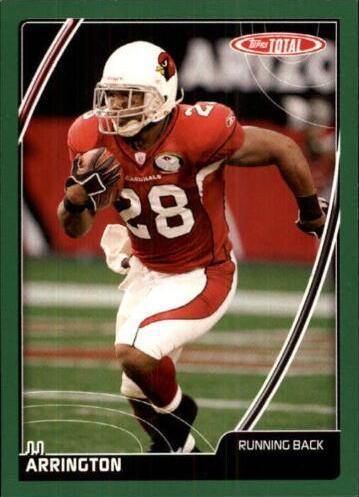 J. J. Arrington #4 Football Cards 2007 Topps Total