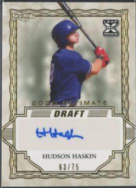 Hudson Haskin [Gold] #BA-HH1