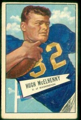 Hugh McElhenny #29 Football Cards 1952 Bowman Large