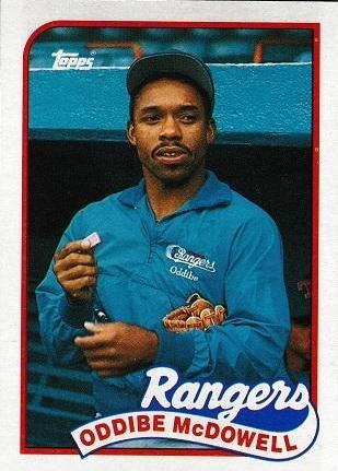Oddibe McDowell #183 Baseball Cards 1989 Topps