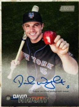 David Wright #SCBA-DWT 2023 Stadium Club Baseball Autographs
