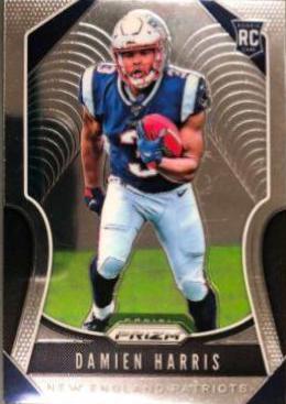 Damien Harris #324 Football Cards 2019 Panini Prizm
