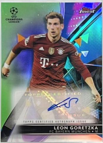 Leon Goretzka #BA-LG 2021 Topps Finest UEFA Champions League Autographs