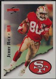 Jerry Rice #3 Football Cards 1995 Panini Score