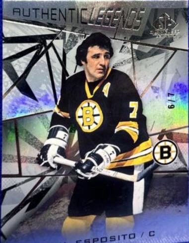 Phil Esposito #111 Hockey Cards 2021 SP Game Used