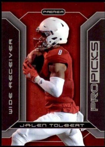 Jalen Tolbert #PP-13 Football Cards 2022 Pro Picks Premier
