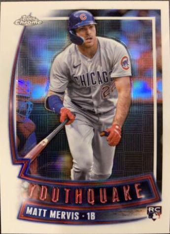 Matt Mervis #YQ-93 2023 Topps Chrome Youthquake Baseball