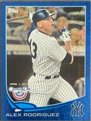 Alex Rodriguez [Blue] #120 Baseball Cards 2013 Topps Opening Day Prices