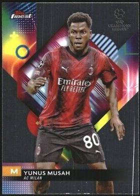 Yunus Musah #90 2023 Topps Finest UEFA Club