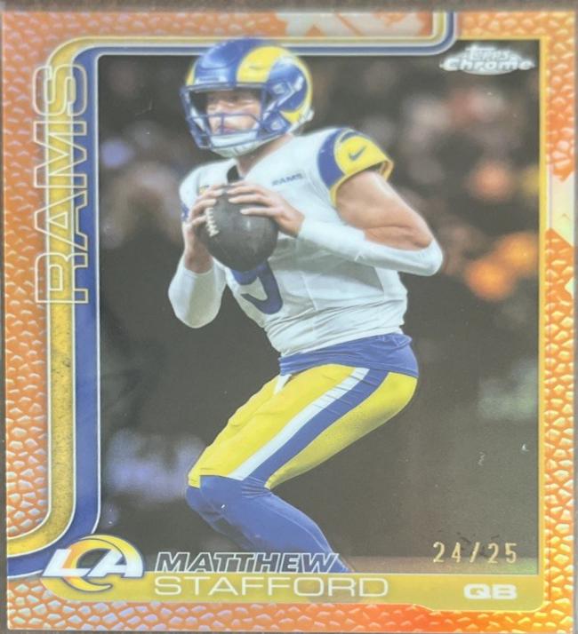 Matthew Stafford [Leather Orange] #169