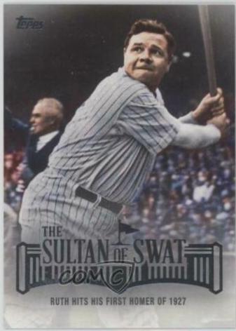 Babe Ruth #Ruth-2 Baseball Cards 2015 Topps the Sultan of Swat