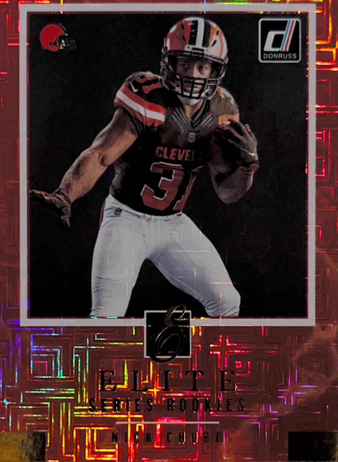 Nick Chubb #ESR-8 Football Cards 2018 Donruss The Elite Series Rookies
