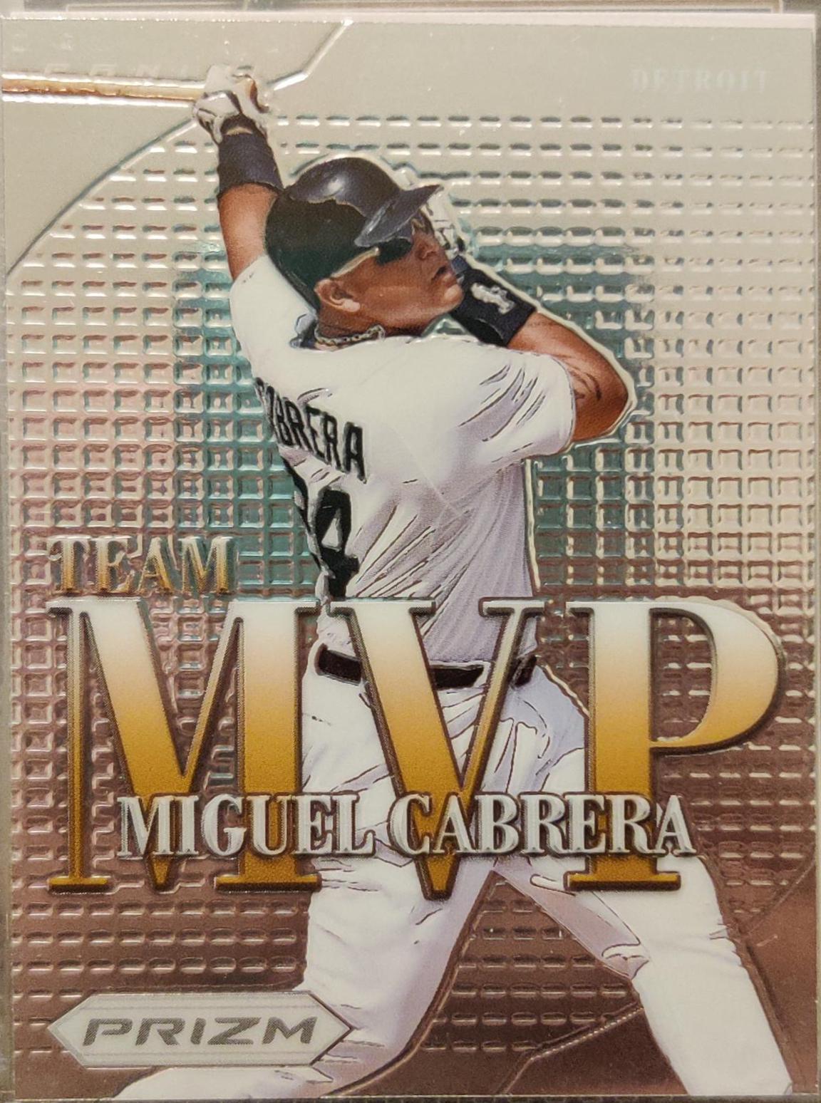 Miguel Cabrera #MVP10 Baseball Cards 2013 Panini Prizm Team MVP