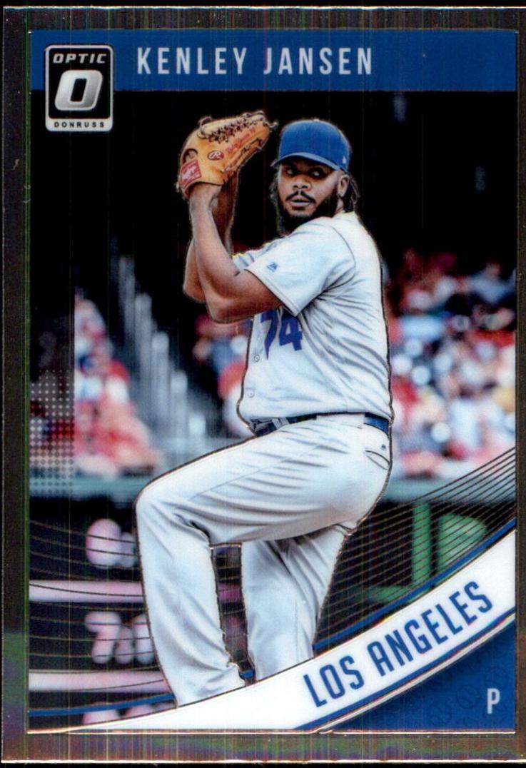 Kenley Jansen #100 2018 Panini Donruss Optic Baseball