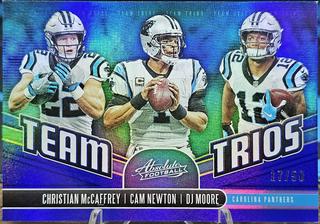 Cam Newton, Christian McCaffrey, DJ Moore