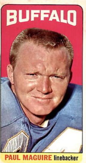 Paul Maguire #37 Football Cards 1965 Topps