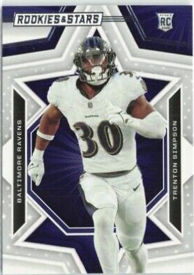Trenton Simpson #187 Football Cards 2023 Panini Rookies & Stars