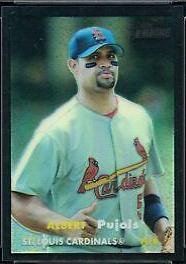 Albert Pujols [Chrome Black Refractor] #107
