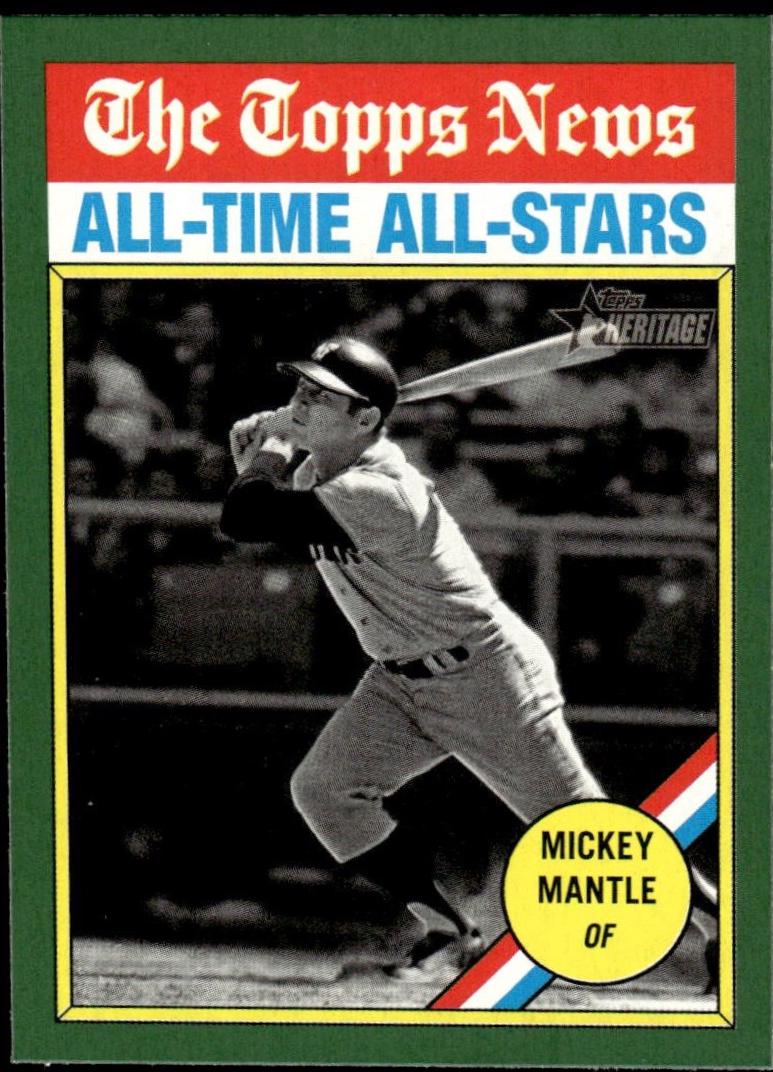 Mickey Mantle [Green Chrome Variation] #349