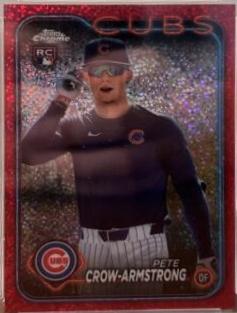 Pete Crow-Armstrong [Red Speckle Refractor Image Variation] #16