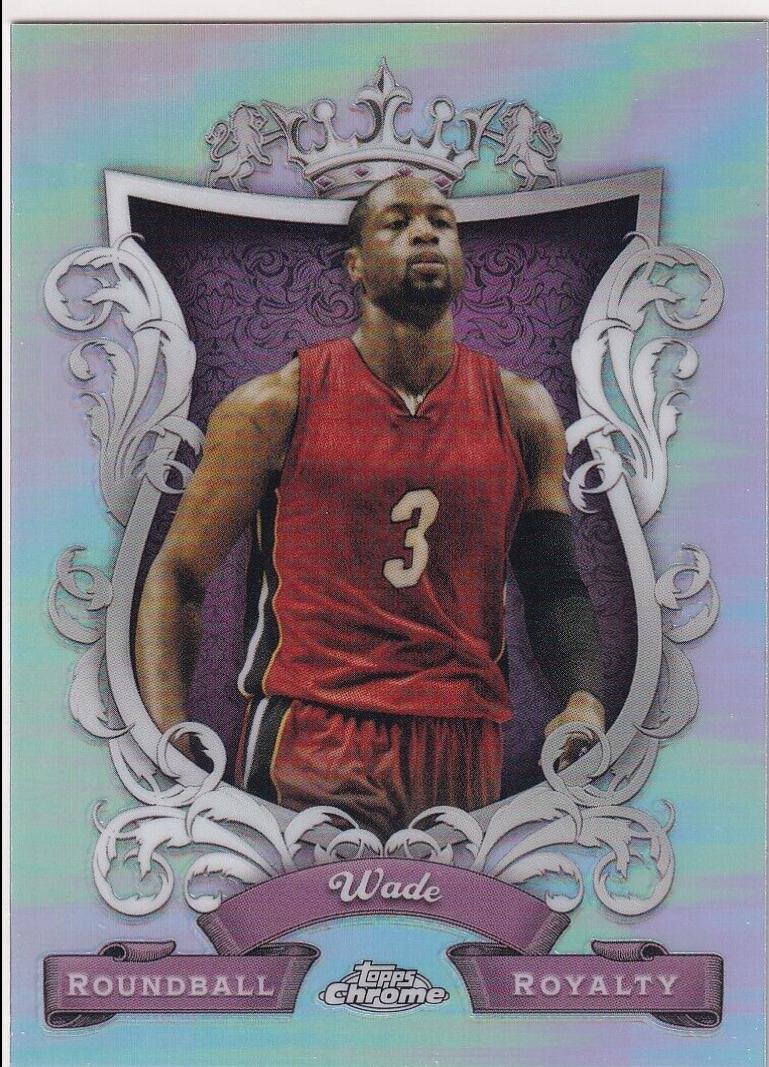 Dwyane Wade #RR-11 Basketball Cards 2023 Topps Chrome Roundball Royalty